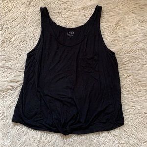 Black Loft tank top